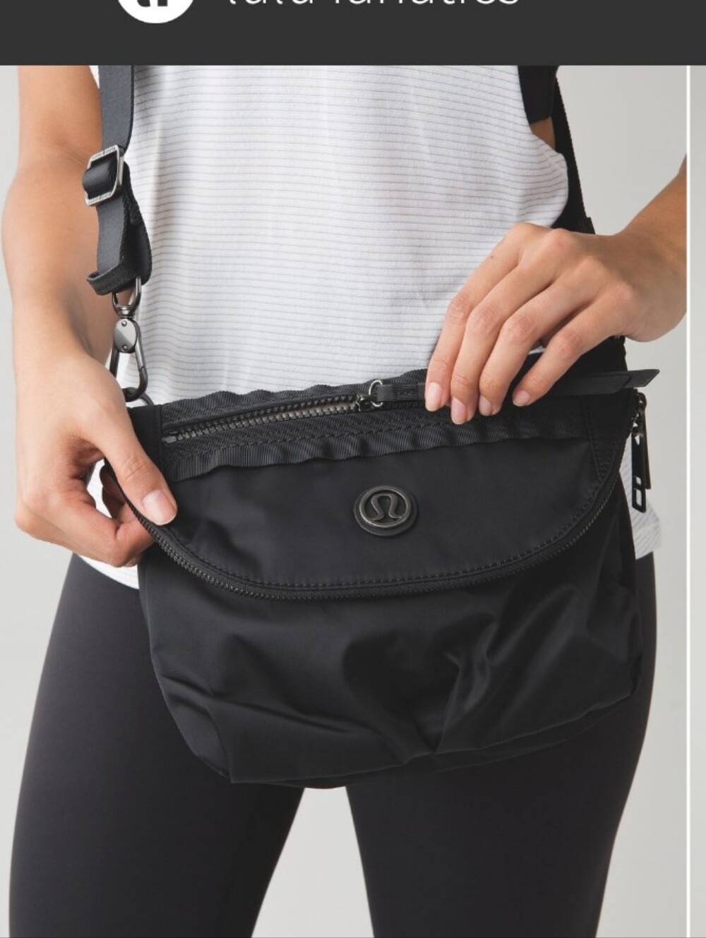 lululemon Black Festival Crossbody Bag
